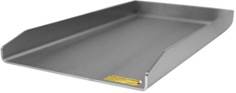 BABOSSA® Premium Plancha/Grillplatte [23.5x41.5cm] kompatibel mit Burnhard Fred Serie | Massiver, Verzugsfreier und Rostfreier 4mm V2A Edelstahl | Made in Germany
