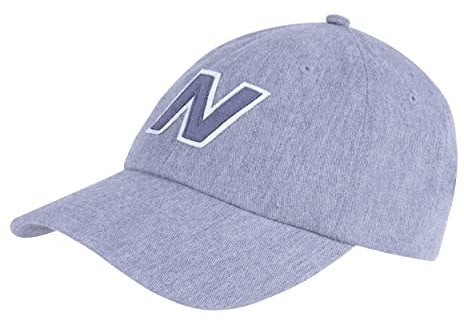 New Balance Herren und Damen Block N 6-Panel Snapback Mütze, Grau - Athletic Grey, Einheitsgröße