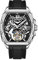 Aesop Tonneau Tourbillon Herrenuhren Skelett Leuchtendes Handaufzug Analog Herrenarmbanduhren Saphirglas Wasserdicht Luxus Business Uhr für Herren 7059(Weiß)