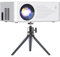 TMY Mini Projector for iPhone, Portable Projector with 5G WiFi and Bluetooth, 1080P HD Projector with Tripod, Movie Projector for iOS/Android/PC/TV Stick/HDMI/AV/USB, Indoor and Outdoor