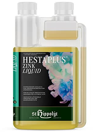 St. Hippolyt Zink Liquid 1 l bei Zinkmangel für Pferdebesitzer, die sich um die Gesundheit ihrer Pferde kümmern
