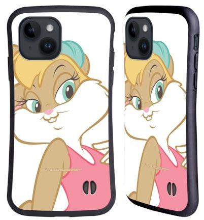 Head Case Designs Offizielle Looney Tunes Lola Bunny Persönlichkeiten Hybride Handyhülle Hülle Huelle kompatibel mit Apple iPhone 15