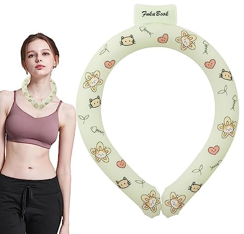 Ice Neck , Wearable and Reusable Neck Coolings Wrap, Ice Collar for Neck, Cooling Accessories for Hot Weather Neck Ice Pack Wrap Gel for Outdoor Activities, Work Jomewory