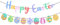 Frohe Ostern Banner Deko, Osterei Bunting Ostern Girlande Osterei Jagd Dekorationen, Frühling Dekorationen Perfekt für Home School Office Klassenzimmer Party Dekorationen