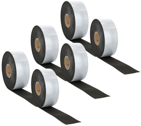 Alfa 6x Premium Terrassenschutzband 80 mm x 20 m Wasserschutzabdeckband für Unterkonstruktion Hochwertiges 1,5 mm Terrassentape
