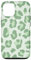 iPhone 12/12 Pro Light Green Leopard Print Pastel Green Case