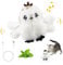 GiGwi Flapping Bird Cat Toys for Indoor Cats, Interactive Chirping Cat Toys Self Play, Electric Rechargeable Catnip Toys for Cats, Touch Activated Kitten Toy with Feather Tail, Prince Design