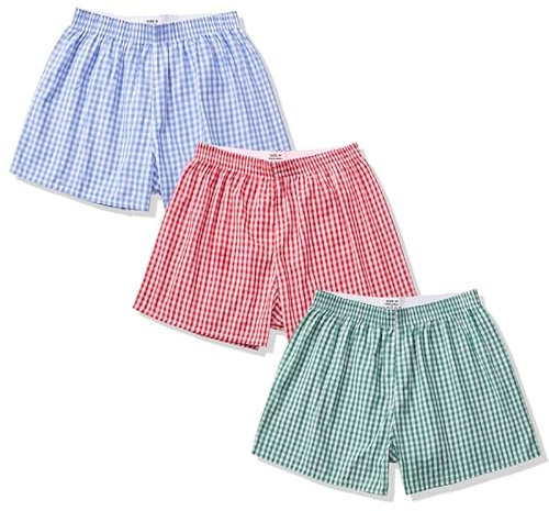 Hialegion Schlafanzughose Damen Baumwolle Weich Pyjamahose Boxershorts Damen Sommer Weite Kurze Hosen Lounge Shorts Freizeithose 3er-Pack M