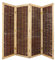Weiden Paravent als Raumteiler 4teilig mit 180x240cm, mobiler Sicht- und Windschutz von bambussi.com