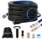 Ampvolts Rohrreinigungsschlauch Set 15m - 5800PSI, Hochdruck Rohrreiniger kompatibel mit Karcher K2 K3 K4 K5 K6 K7, Premium Rohrreinigungsset für Abflussreinigung und verstopfte Rohre