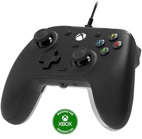 GameSir G7 HE C Wired Xbox Controller,Officially licensed Controller with Hall Effect Joysticks for Xbox Series X|S, Xbox One, Windows 10|11,Xbox Officially licensed controller (Black)