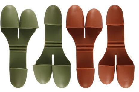 Ieron 4PCS Cooking Pinch Mitts Heat Protection Cooking Gloves Small Kitchen Heat Mitts For Air Fryer Tiny Silicone Baking Gloves