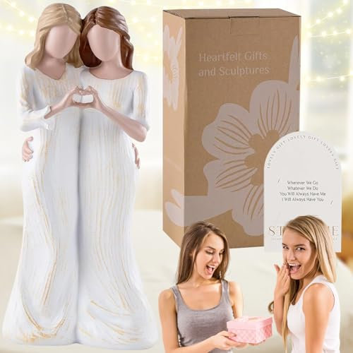 Srup Willow Tree, Willow Tree Krippe, Mutter Tochter Figuren Dekorstatue, Kunstharz Dekorstatue, Willow Tree Figuren Krippe, Tochter Dekorstatue Geschenk, Geburtstag Geschenk für Mutter