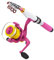 Ensemble canne à pêche et moulinet, petit moulinet de pêche – Kit de canne à pêche de voyage portable, canne à pêche télescopique pour débutant