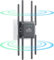 WiFi Répéteur,Amplificateur WiFi,2024 Nouveau WiFi Extender,Repeteur WiFi Puissant sans Fil avec 8 antennes et LAN Port Ethernet,Routeur/répéteur/AP,Compatible avec Toutes Les Box Internet