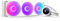 NZXT Kraken Plus 360 RGB – AIO CPU Liquid Cooler – 360mm Radiator – F360 RGB Core Single Frame Fan – Customizable 1.54 Square LCD – AMD® AM5, AM4 – Intel® LGA 1851/1700, 1200/115X – White