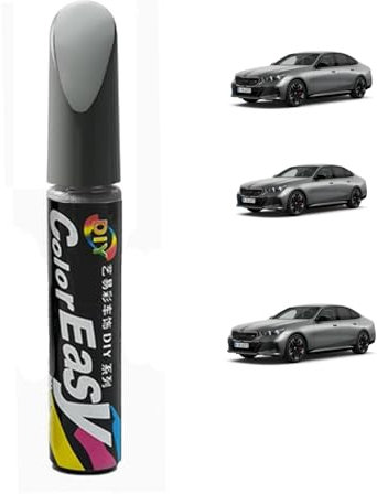 Treesiche Autolack Lackstift für BMW 3 Series/5 Series/ X2/X3 2018 /X4/X5, Auto Kratzer Reparatur Stift für BMW Zubehör, Individual Frozen Pure Grey Metallic (C5A)