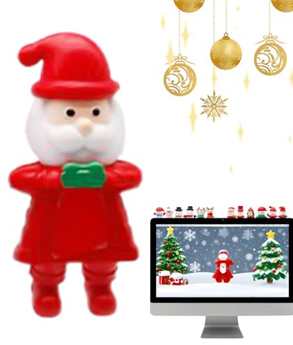Acunny Weihnachtsfigur | Miniatur-Spielzeug | Figur zum Sammeln von Taschen | Details für Weihnachtsfeiern, Neujahr, Tischdekoration