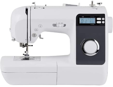 Starke Nähmaschine Mit 50 Integrierten Stichen, LCD-Display Und 9 Mitgelieferten Füßen Leistungsstark Leise Stabil