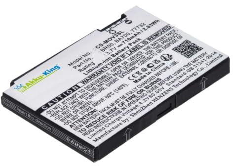 Akku-King Akku kompatibel mit Motorola BA700, BR50 - Li-Ion 710mAh - für Razr V3, Razr V3i, V3im, V3m, PEBL U6, Flip P, VFD2 Vodafone, Prolife 300/500,