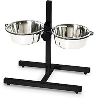 Nobby Mangeoire pour Chien INOX + Support Hauteur Réglable 21 cm