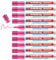 edding 3000 Permanentmarker - pink - 10 Stifte - Rund-Spitze 1,5-3 mm - schnell trocknender Permanent Marker - wasserfest, wischfest - für Karton, Kunststoff, Holz, Metall - Universalmarker