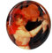 Aleksander Sternen Murano Star Bague en verre de Murano pour femme Motif Bal a Bougival Rot