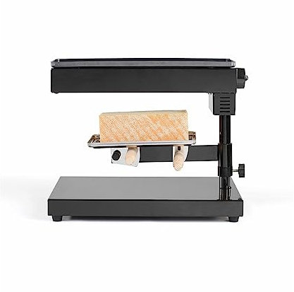Livoo DOC159 Appareil à Raclette Traditionnel pour Quart de Meule | Thermostat Réglable | Socle Pivotant, Inclinable et Réglable en Hauteur | 600 watts