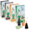 com-four® 96x Räucherkerzen - Duftkegel in 4 weihnachtlichen Nuancen - Räucherstäbchen für Advent und Weihnachten - erzgebirgische Räucher-Hütchen mit Weihnachtsduft (096 Stück)
