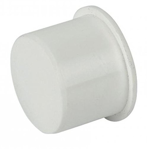 FLOPLAST 32mm White Pushfit Waste Pipe Plug - Bag of 2