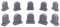 EnderToys RIP Gravestones, Terrain Scenery for Tabletop 28mm Miniatures Wargame, 3D Printed and Paintable