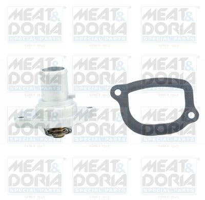 MEAT & DORIA 92078 Thermostat Kühlmittel Kühlwasserthermostat 87°C Kompatibel mit FIAT PUNTO 188 46523118