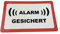 KaiserstuhlCard Magnete 3X Alarm GESICHERT Alarmanlage Schild Warnschild Warnhinweis Aufkleber selbstklebend wiederverwendbar Tür Fenster Haus Büro Geschäft Wohnung