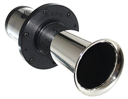 1x 12V Antik-Hupe Signalhorn mit Halterung Classic HORN Oldtimer Verkaufswagen Markt Chrom Neu Old-Harvest