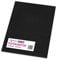 itenga Fotokarton 25 Blatt A4 300 g/qm - Tonpapier Tonkarton Druckerpapier Bastelpapier Bogen durchgefärbt zum kreativen Gestalten und Basteln (Schwarz)