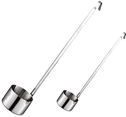 Unbekannt Wine Dipper Beer Pouring Measure Spoons - Hanging Sauce Ladle with Hook Set of 2