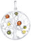 ANDANTE Premium Collection - Echter OSTSEE Bernstein Kettenanhänger in 925 Sterling Silber ** Lebensbaum ** Zertifiziert - Gold des MEERES - Farbe COGNAC, GRÜN, ZITRONE