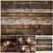 WaW 2.2x1.5m Fotohintergrunde Dunklebraun Altmodisch Holzwand für Fotostudios Stoff Fotografie Hintergrund Shabby Holz für Baby, Neugeborenen, Kinder Fotoshooting, Fotowand, Video