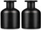 YARNOW 2pcs 150ml Black Glass Reed Diffuser Bottles - Elegant Matte Finish for Aromatherapy, Diy Crafts, and Home Fragrance Storage