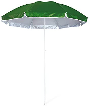 Parasol de plage coupe-vent coloré pour mer, piscine, été, pare-soleil (vert)