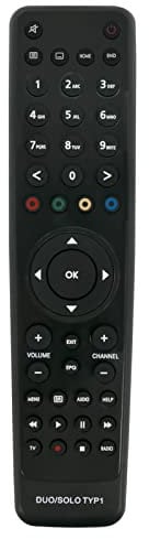 Replacement Remote Control Fit for CLOUD-IBOX Mini Vu+Solo Full HD DVB-S2 Satellite Receiver