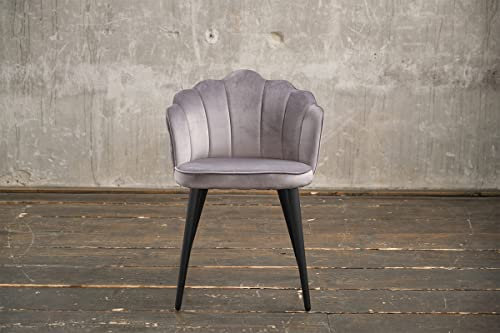 KAWOLA Esszimmer Stuhl Sally Esszimmermöbel Stühle, Moderne Stühle Esszimmer, Schreibtisch Stuhl, Schminktisch Stuhl Velvet Gepolstert Fuß schwarz