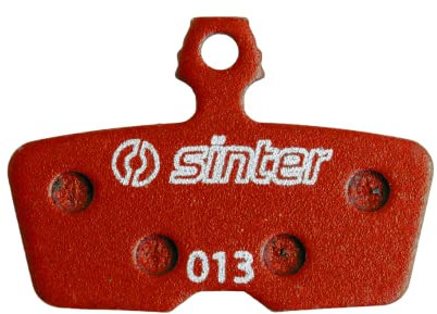 Sinter Scheibenbremsbeläge - 013 Avid SRAM Red S514 - Box mit 25 Paar Werkstattpaket 2022: rot one Size