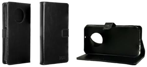 caseroxx Bookstyle-Case für Gigaset GX4 / GX4 Pro, schwarz | Aufklappbare Buch-Schutzhülle mit Innenfächern und Rundumschutz für den Alltag, aus Kunstleder