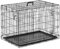 Wiesenfield WIE-DC-90 Hundebox 92 x 60 x 66 cm Eisen Montage ohne Werkzeug Trenngitter zum Aufteilen der Käfigfläche Hundetransportbox Hundekäfig für zu Hause Gitterbox