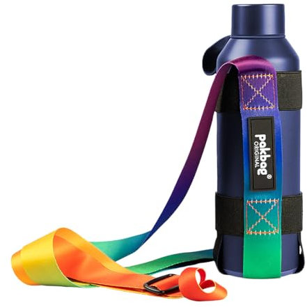 Pakbag® Pride-Edition - Flaschenhalter Gürtel zum Umhängen für Trinkflaschen bis 1,5l aus recyceltem PET