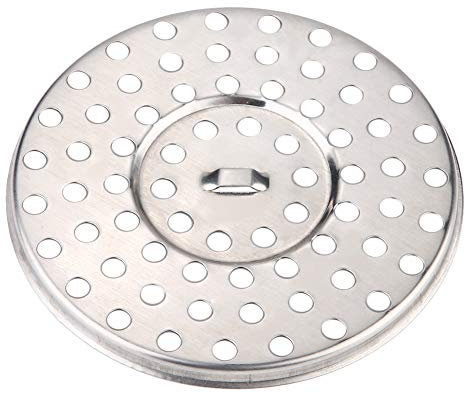 Desagüe Redondo de Acero Inoxidable, Tapa de desagüe recogedor de Pelo, 8.5 cm, Filtro antiobstrucción, para baño, Cocina, Inodoro, balcón