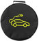Jumper Cable Bag - Car Battery Jumper Cable Bag, Auto Tool Storage Organizer for Electric Vehicles, Charging Storage Bag, Large, B: Circular Belt Pattern (Non-Flame Retardant), Refer to description
