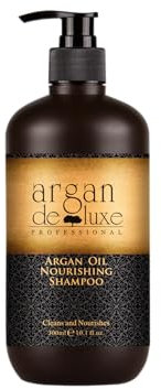 Arganöl Shampoo 300ml - Nährend & Pflegend mit Vitamin E, Omega 3 & 9 - Für Gesundes, Glänzendes Haar - Sanfte Reinigung & Entwirrung - Ohne Parabene