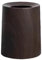 Wood Grain Trash Can Waste Bin Open Top Without Lid Rubbish Bin Toilet Paper Basket For Entryway Hotel Dorm Indoor Outdoor(Original wood colour,12L)